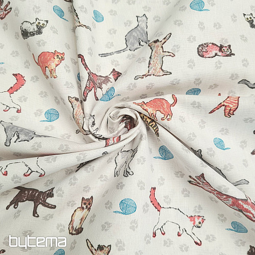 Dekorační látka CATS