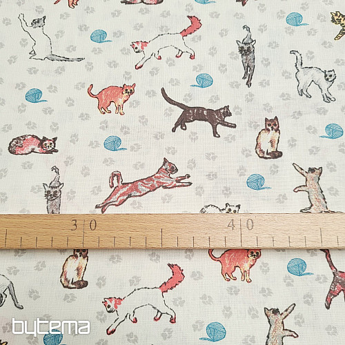 Dekorační látka CATS