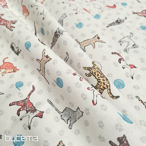 Dekorační látka CATS