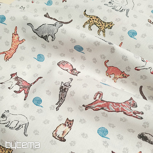 Dekorační látka CATS