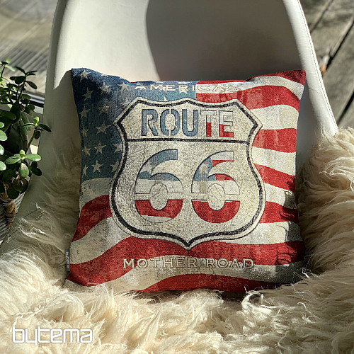 Gobelínový povlak na polštář ROUTE 66