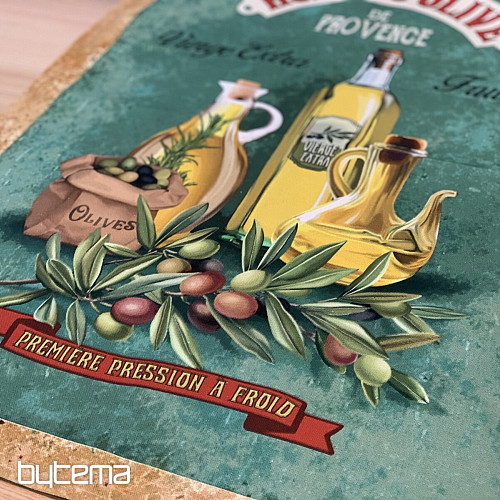 Utěrka retro design OLIVOVÝ OLEJ