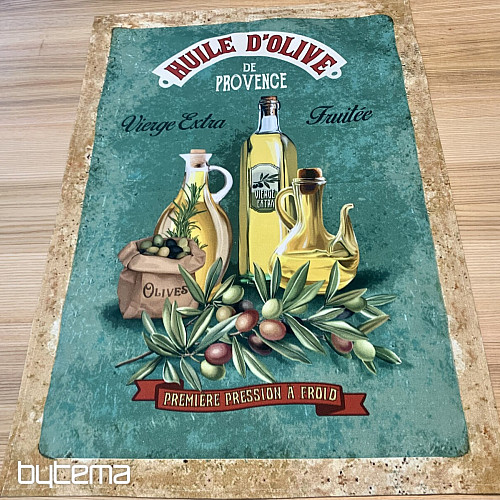 Utěrka retro design OLIVOVÝ OLEJ
