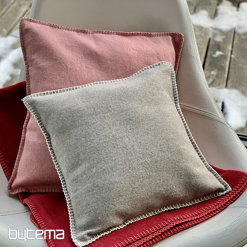 SYLT povlak na polštář - hnědá světlá 93