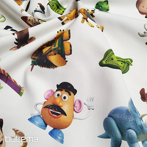 Dětská dekorační látka TOY STORY velké