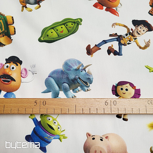 Dětská dekorační látka TOY STORY velké