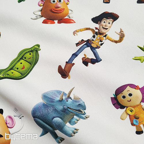 Dětská dekorační látka TOY STORY velké