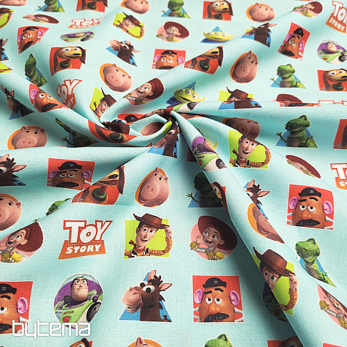 Bavlněná látka TOY STORY PATCH