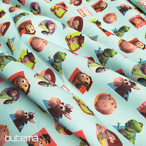 Bavlněná látka TOY STORY PATCH