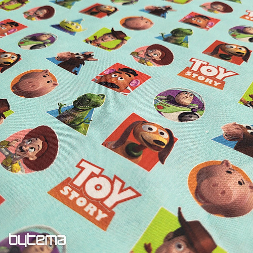 Bavlněná látka TOY STORY PATCH