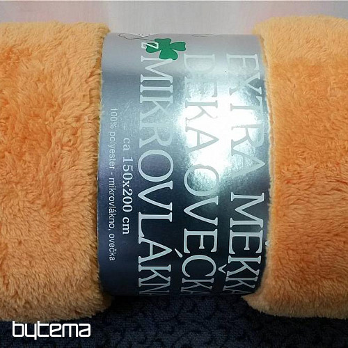 deka Ovečka-ovečka 150/200 oranžová/krémová
