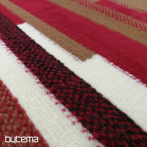 Kusový koberec ALFA červený