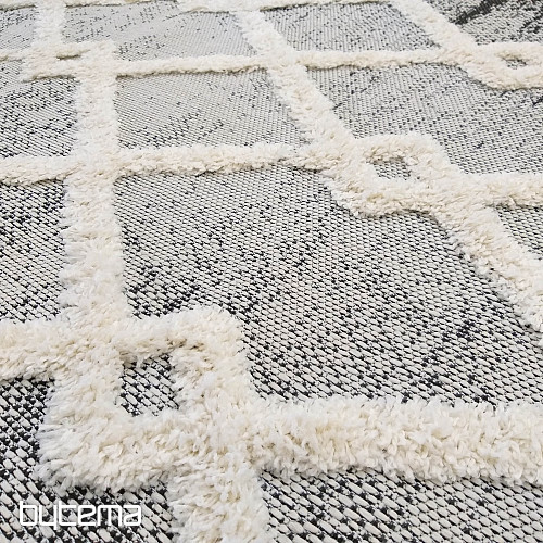 Provázkový koberec DELI 02 tmavě šedý