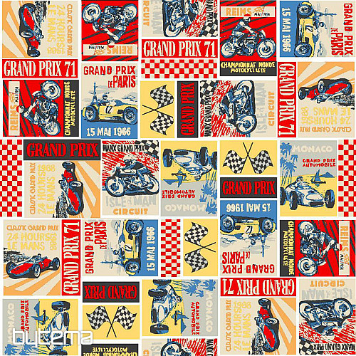 Dekorační látka GRAND PRIX