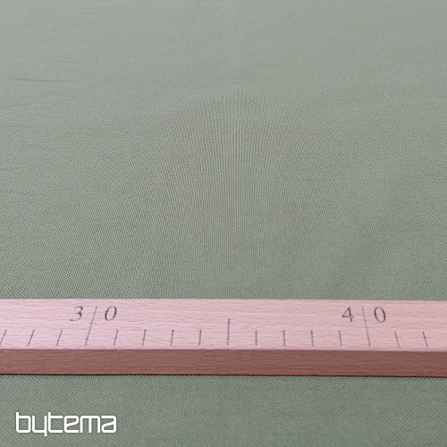 Bavlněná látka UNI KHAKI hrubá bavlna 220g