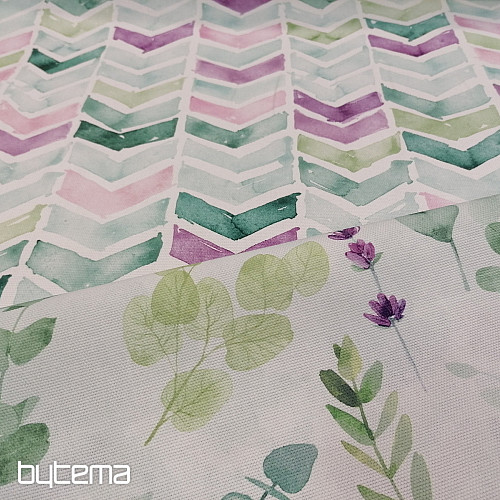 Dekorační látka CIK CAK zelený