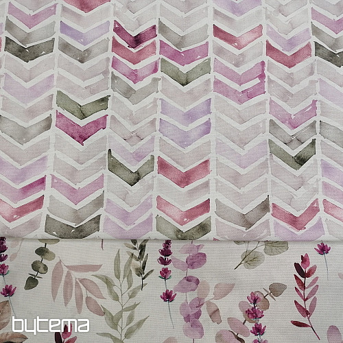 Dekorační látka CIK CAK lila