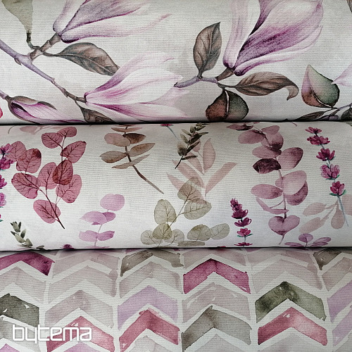 Dekorační látka MAGNOLIE lila