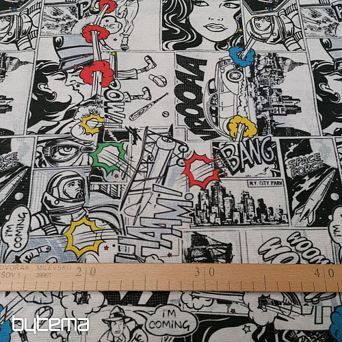 Dekorační látka KOMIKS IM-COMING