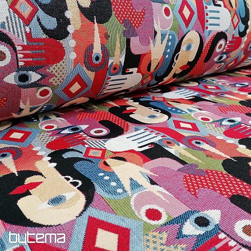 Gobelínová látka ART FACE