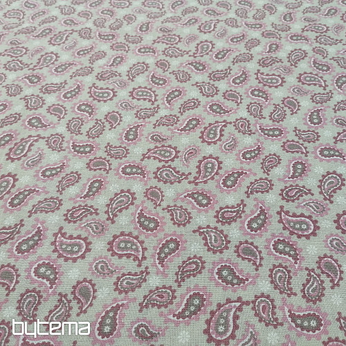 Bavlněná látka Slzy růžové