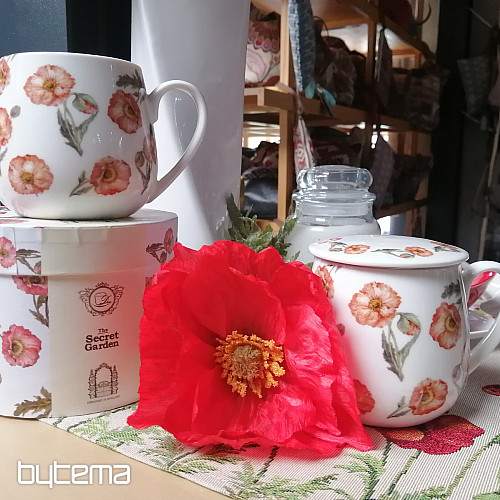 Porcelánový hrnek Wild poppies baculka