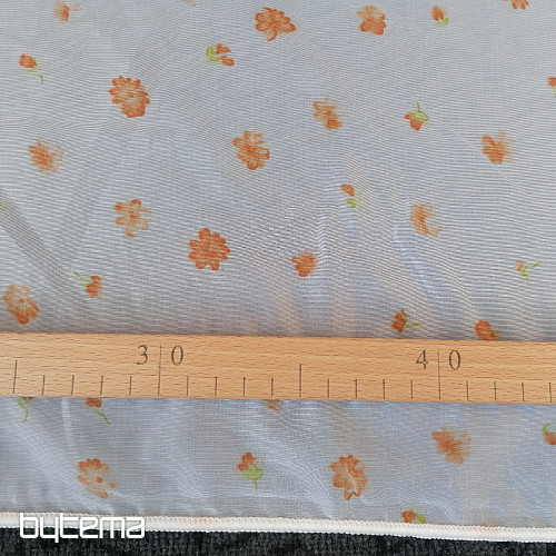Krátká voálová záclona 80 cm