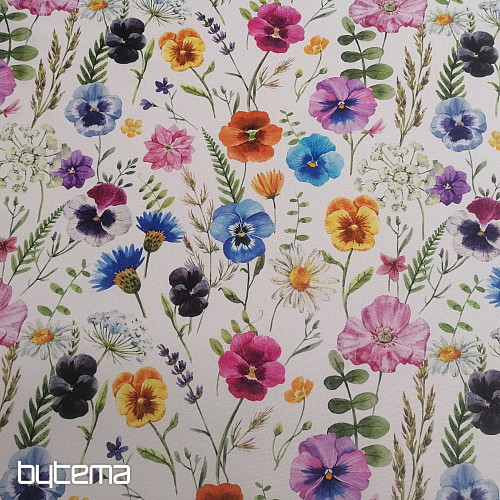 Dekorační látka GARDEN FLOWERS