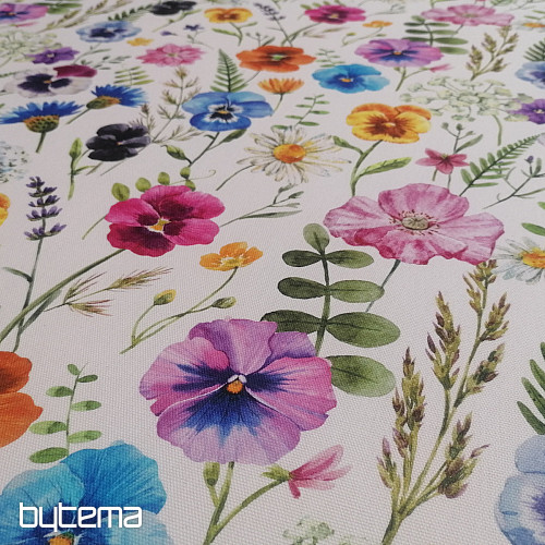 Dekorační látka GARDEN FLOWERS