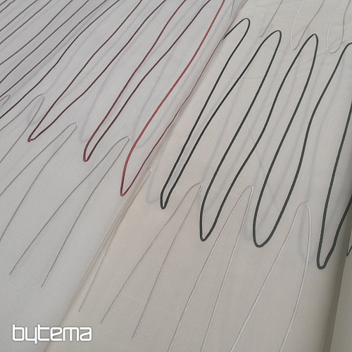 Dekorační látka FORMIA černá