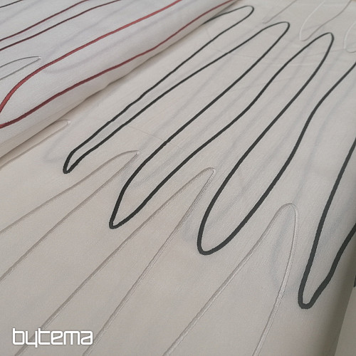 Dekorační látka FORMIA černá