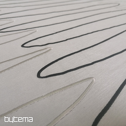 Dekorační látka FORMIA černá