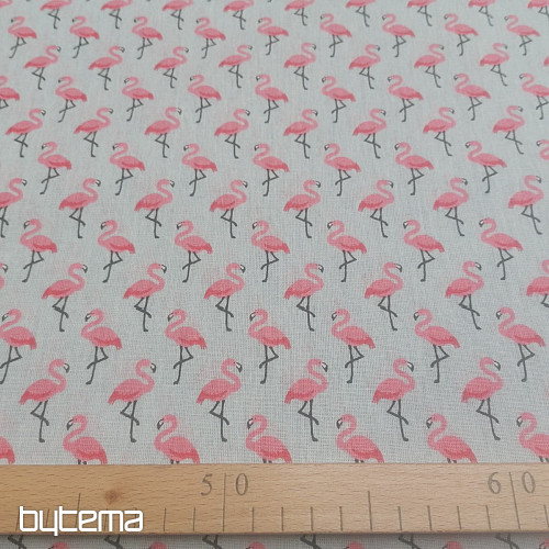 Dekorační látka FLAMINGO gris