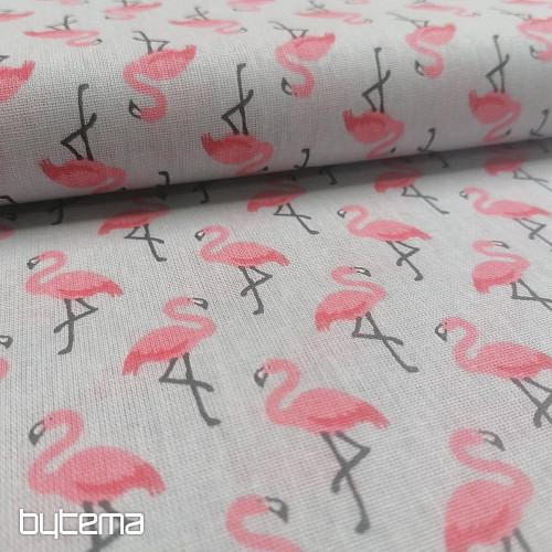 Dekorační látka FLAMINGO gris