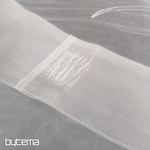 Hotová záclona s květy 100x245 cm