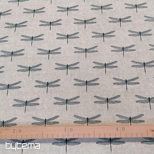 Dekorační látka NATUR VÁŽKY