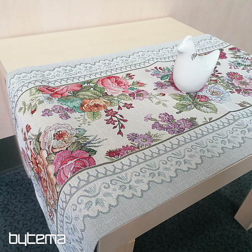 Gobelínové ubrusy a šály Kytice