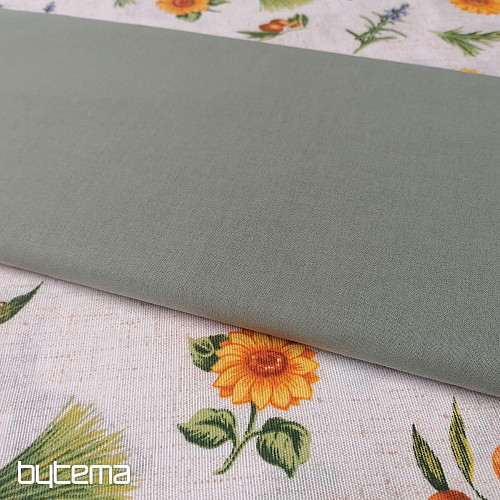 Bavlněná látka UNI KAKI