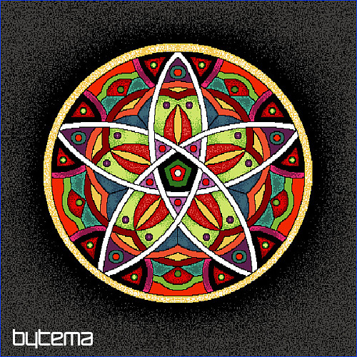 Gobelínový povlak na polštář MANDALA 1