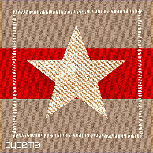 Gobelínový povlak na polštář RED STAR 2