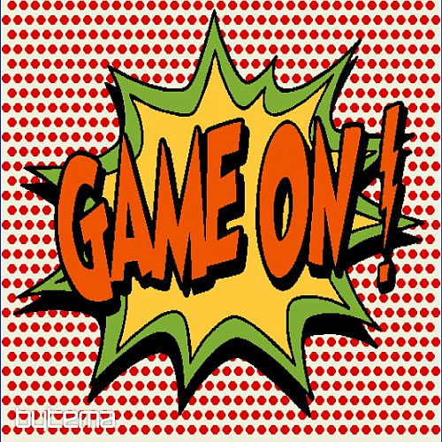 Gobelínový povlak na polštář COMICS GAME ON!