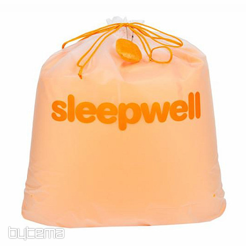 Masážní polštářek plněný mikrokuličkami 40 x 40 cm - ORANŽOVÝ