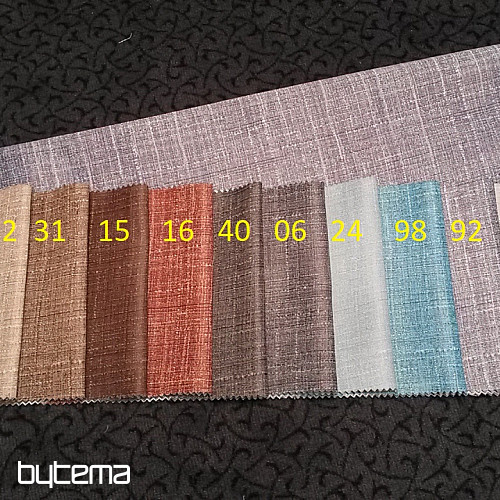 Dekorační látka  DIMOUT na závěsy tyrkysová 98